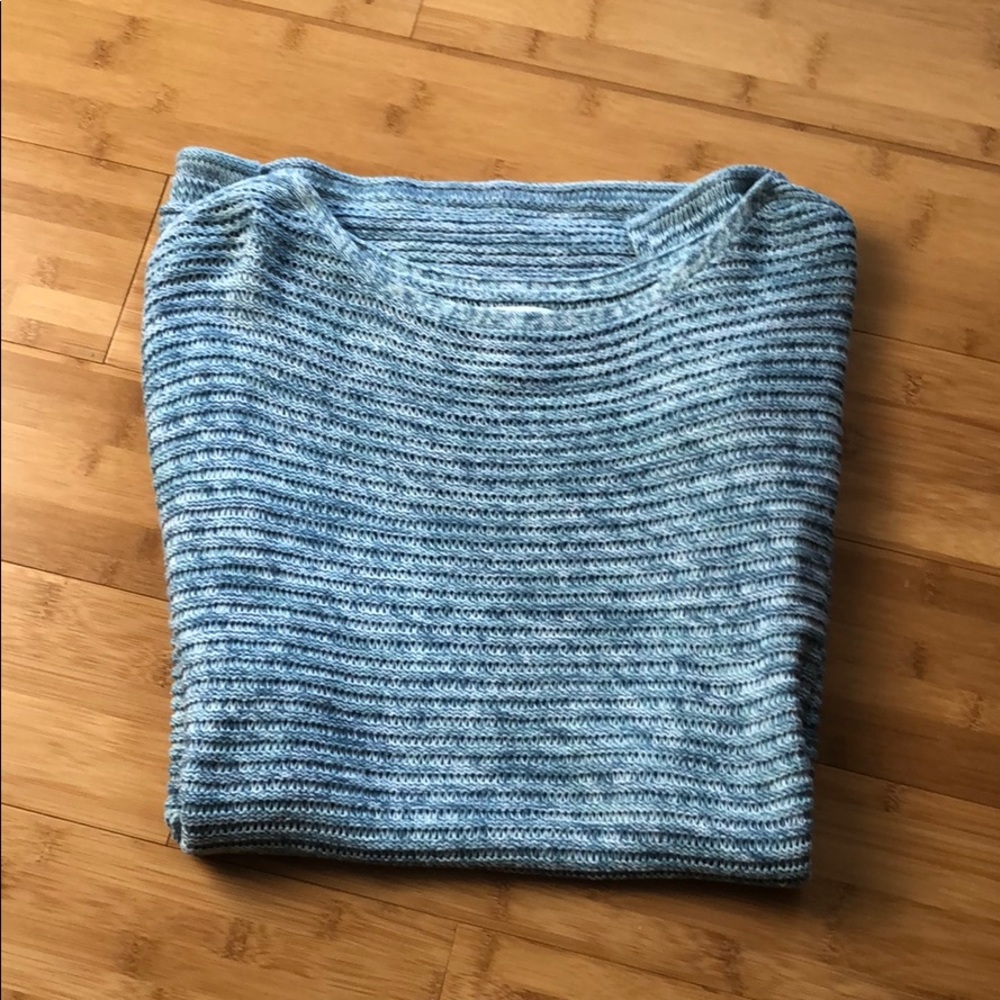 Old Navy Blue loose knit tunic sweater